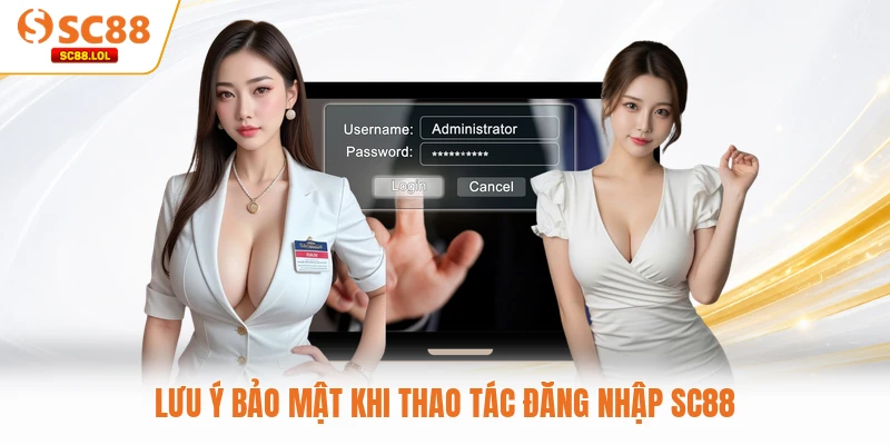 Đăng Nhập SC88 Lưu ý bảo mật khi thao tác đăng nhập SC88