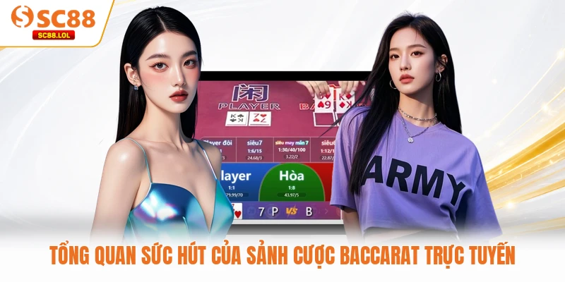 Tổng quan sức hút của sảnh cược Baccarat trực tuyến